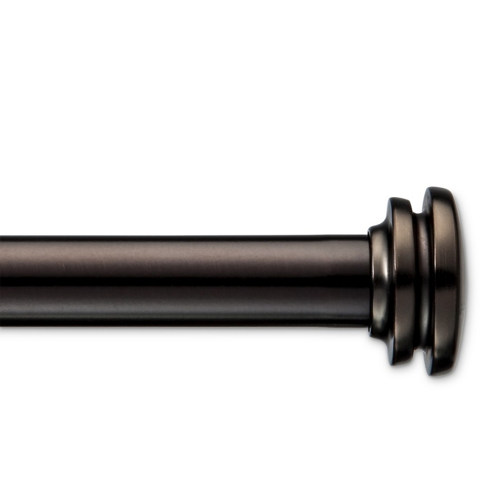 28"-48" Café Curtain Rod Oil Rubbed Bronze Room Essentials